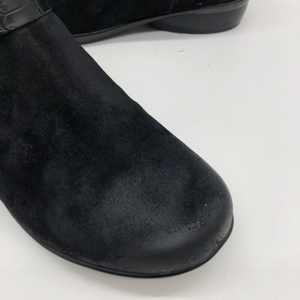 Naturalizer Womens Cole Black Suede Ankle Boots 8.5 M New - Picture 9 of 10